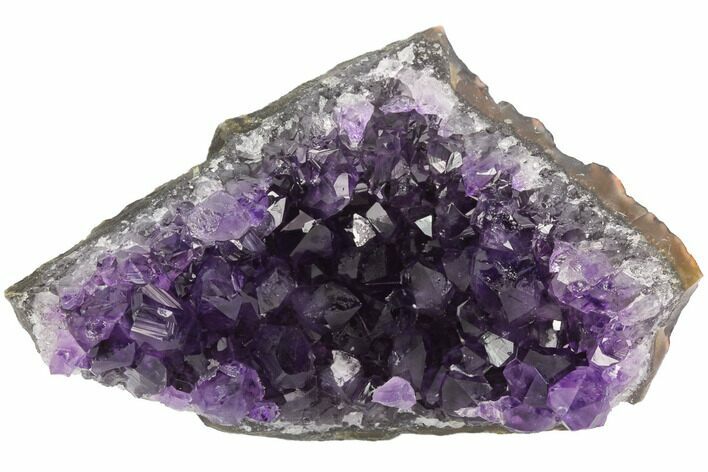 Dark Purple, Amethyst Crystal Cluster - Uruguay #122106
